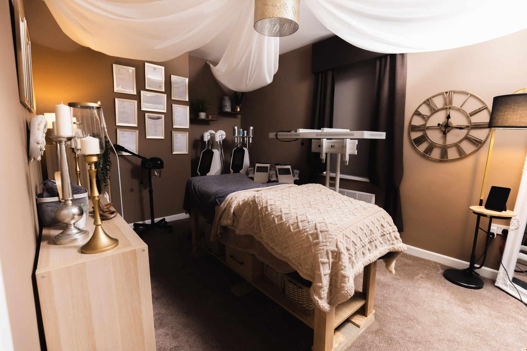 Our treatment room for you to relax in your next session.